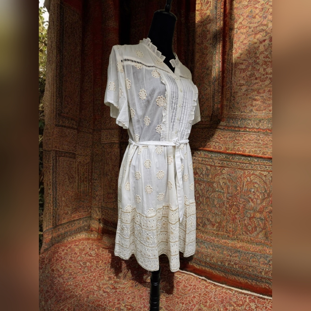 White Belize Whitehaven Dress- NWT- Size Large - Picture 11 of 17
